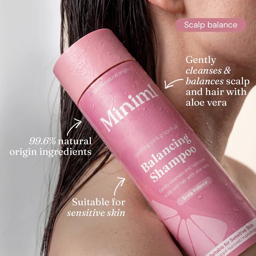 Pink Grapefruit Shampoo - Sulphate-free 400ml from Miniml | Available at Sow & Arrow