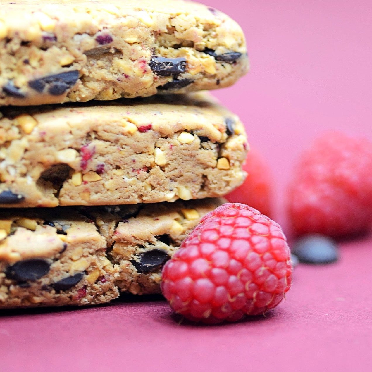 Pulsin Keto Bar - Raspberry & Choc Chip 50g from Pulsin | Available at Sow & Arrow