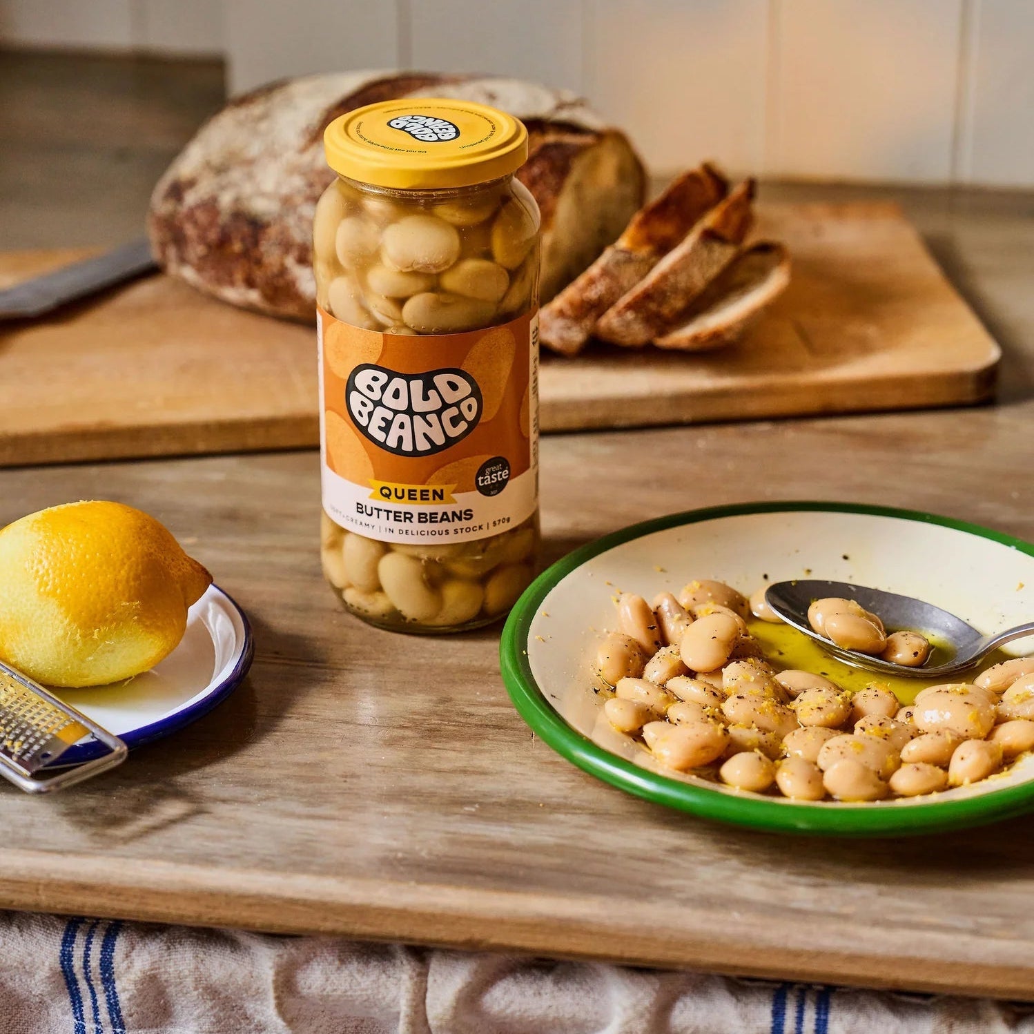 Queen Butter Beans - 570g from Bold Bean Co | Available at Sow & Arrow