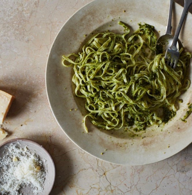 Raw Basil Pesto (Vegan, 100% Olive Oil) from Seggiano | Available at Sow & Arrow