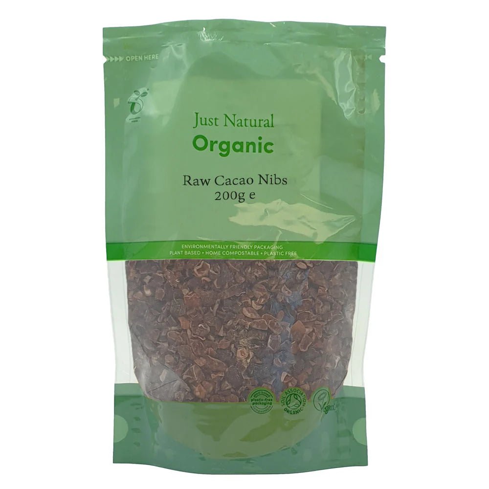 Raw, Organic Cacao Nibs - 200g from Just Natural | Available at Sow & Arrow