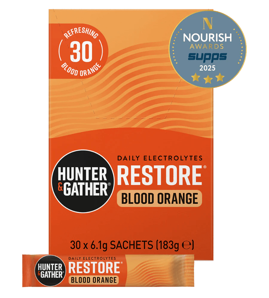 Restore® All Natural Daily Electrolytes - Blood Orange from Hunter & Gather | Available at Sow & Arrow