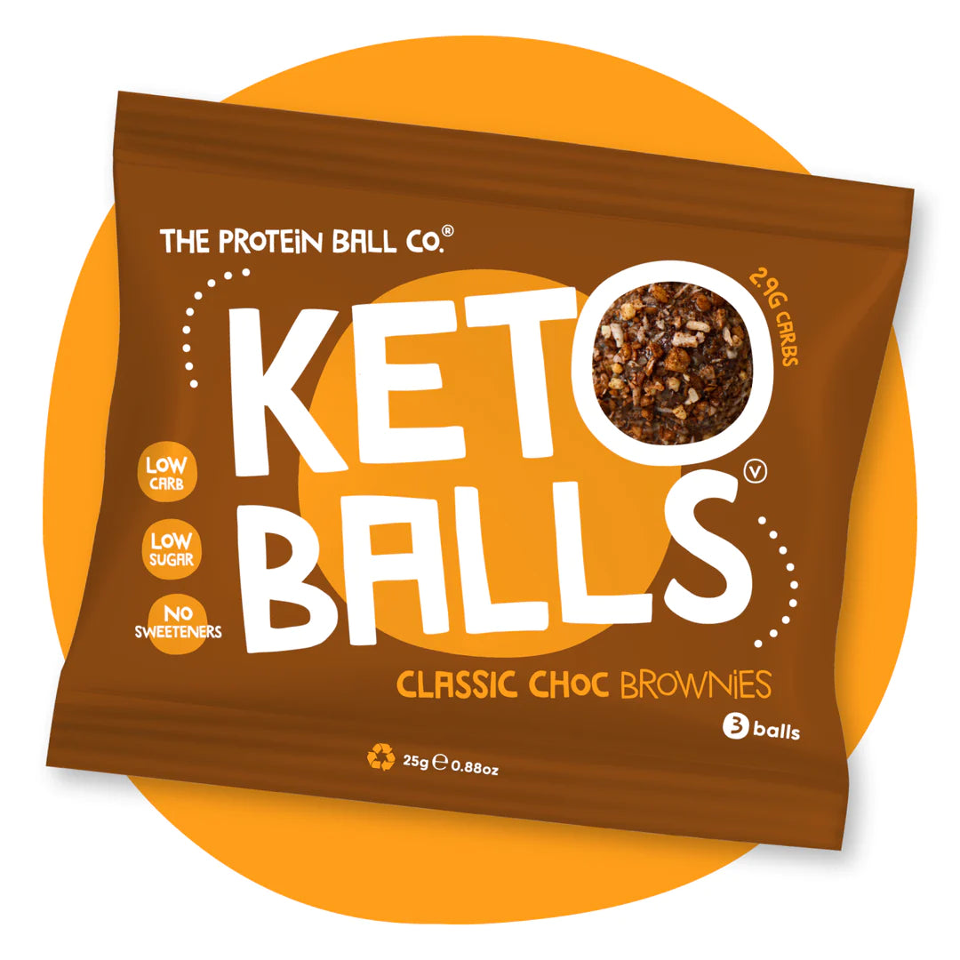 Classic Chocolate Brownie Keto Protein Balls - 25g