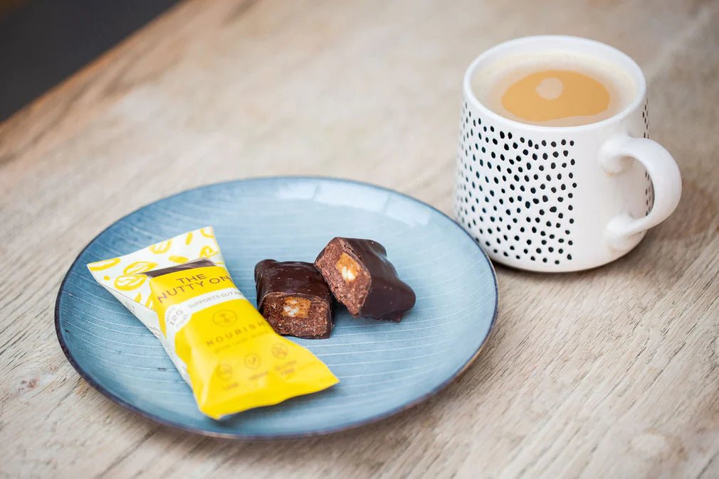The Nutty One - Coconut Brownie Bar (low - sugar) from Nourish | Available at Sow & Arrow