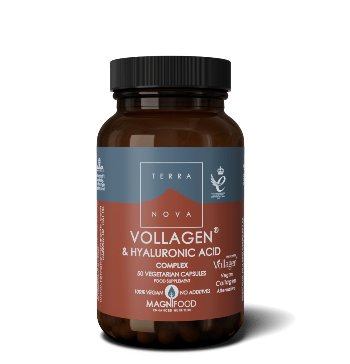 Vollagen with Hyaluronic Acid - 50 Capsules from TerraNova | Available at Sow & Arrow