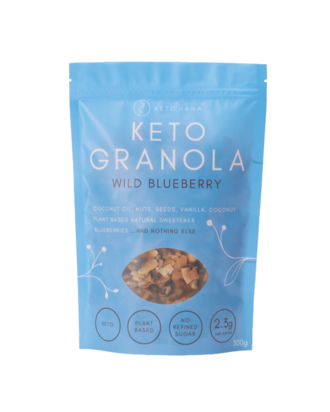 Wild Blueberry Keto Granola - 300g from Keto Hana | Available at Sow & Arrow