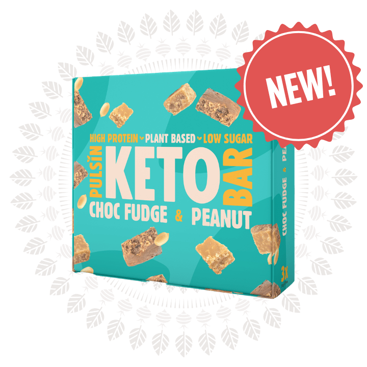 x 3 pack Keto Choc Fudge & Peanut - 3 x 30g from Pulsin | Available at Sow & Arrow