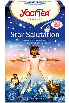 Star Salutation YogiTea- Organic chai blend with tulsi, mint & lemongrass