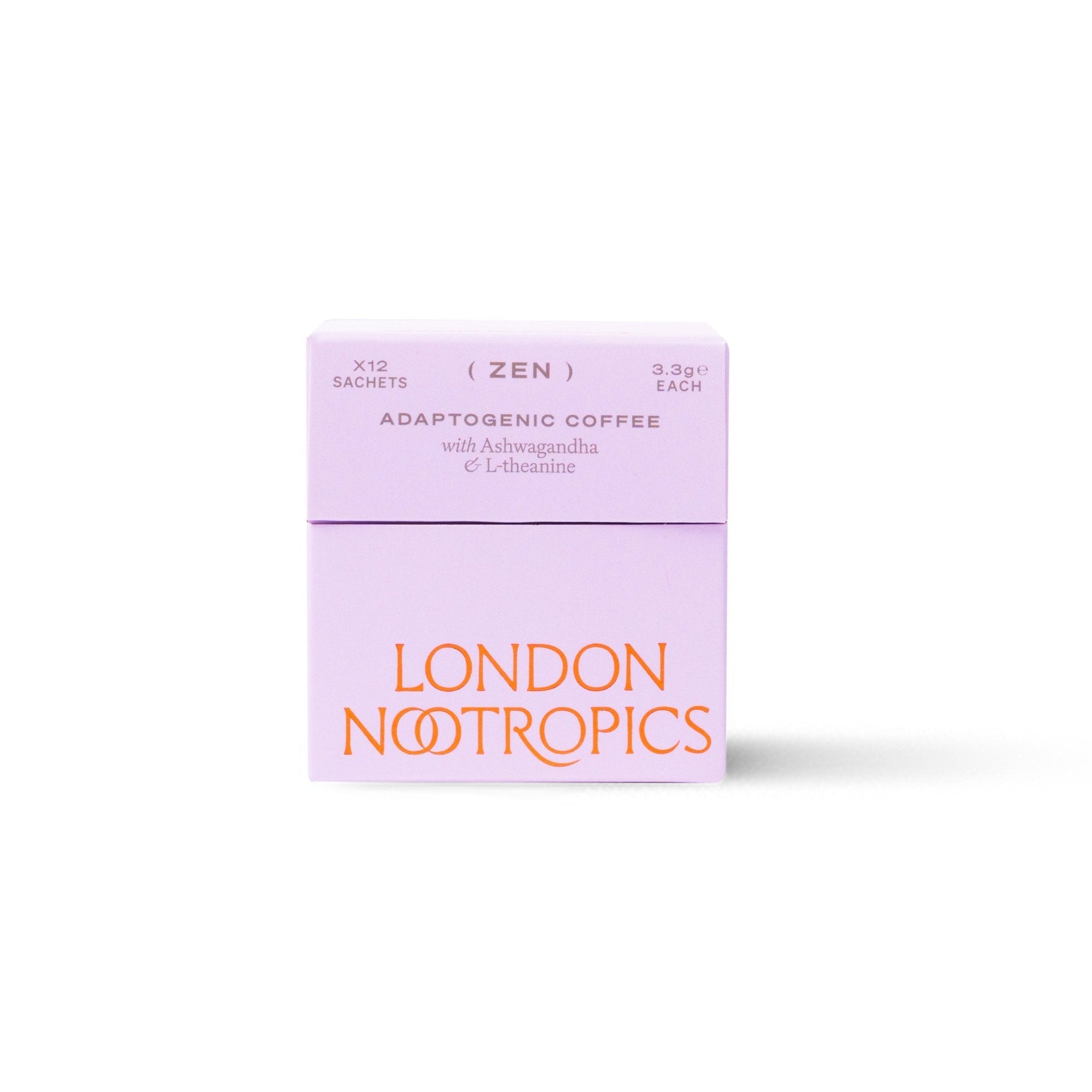 Zen Adaptogenic Coffee - 12 sachets from London Nootropics | Available at Sow & Arrow