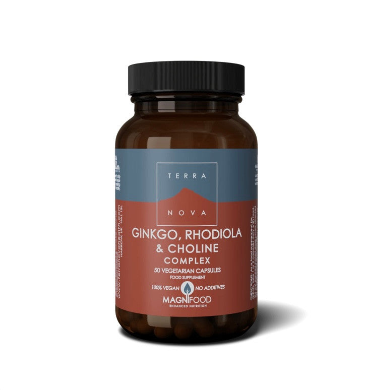 Ginkgo Rhodiola & Choline - 50 capsules