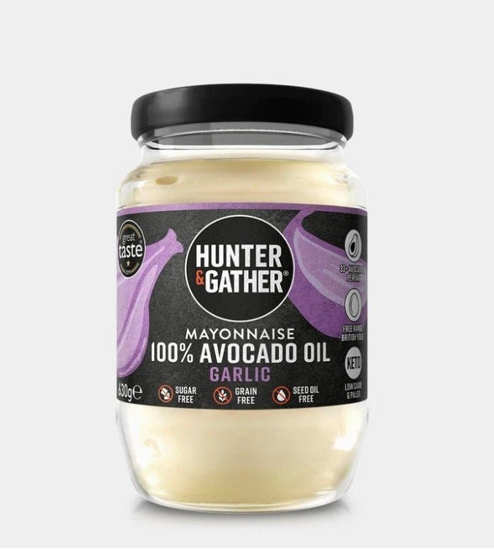 100% Avocado Oil Mayonnaise - Garlic 630g from Hunter & Gather | Available at Sow & Arrow