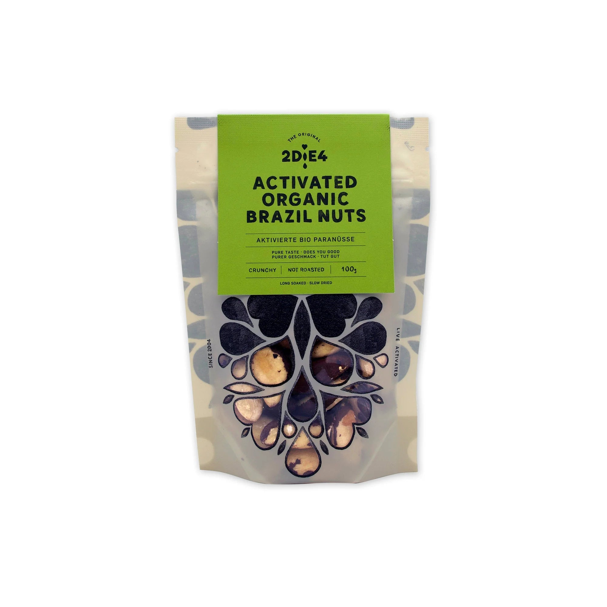 2Die4 Activated Organic Brazil Nuts - 100g from 2Die4 | Available at Sow & Arrow