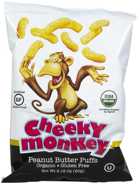 Cheeky Monkey Peanut Butter Puffs - 60g