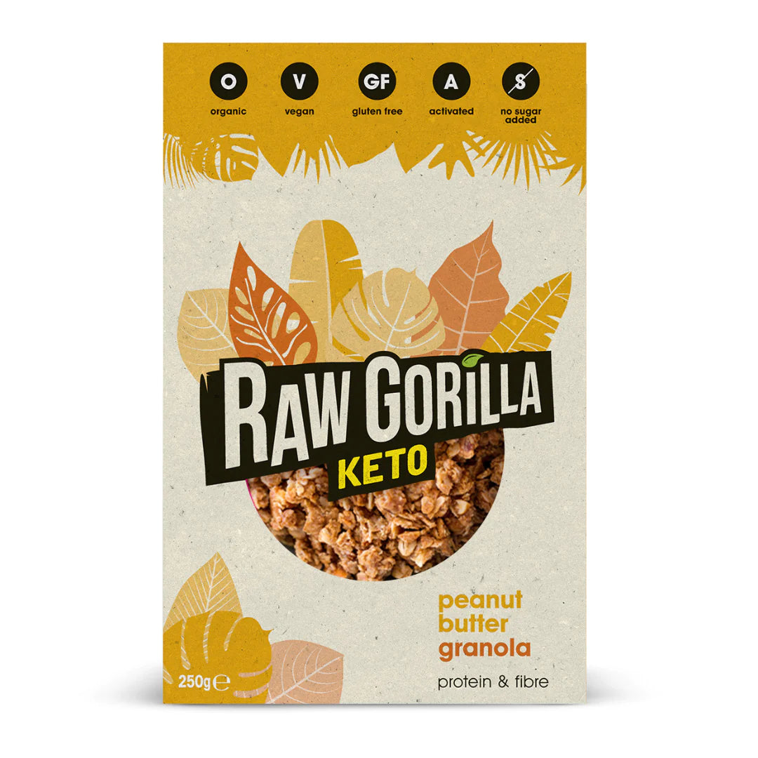 Organic Keto Peanut Butter Granola - Raw Gorilla