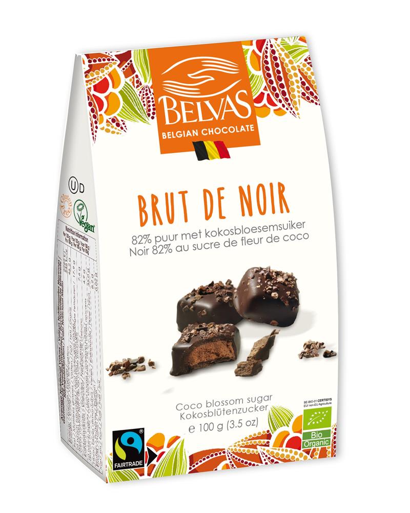 Organic Dark Chocolate Belgium Truffles - Refined-Sugar Free