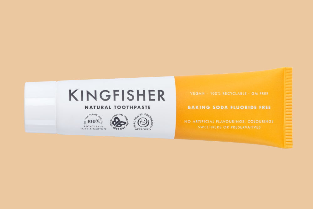 Kingfisher Fluoride-Free Toothpaste - Baking Soda