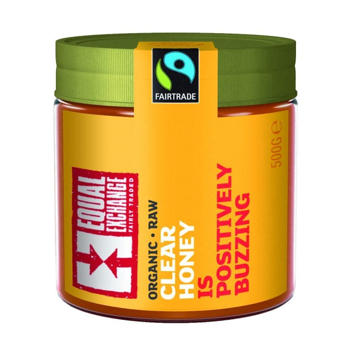 Fairtrade, Organic, Raw Clear Honey - 500g