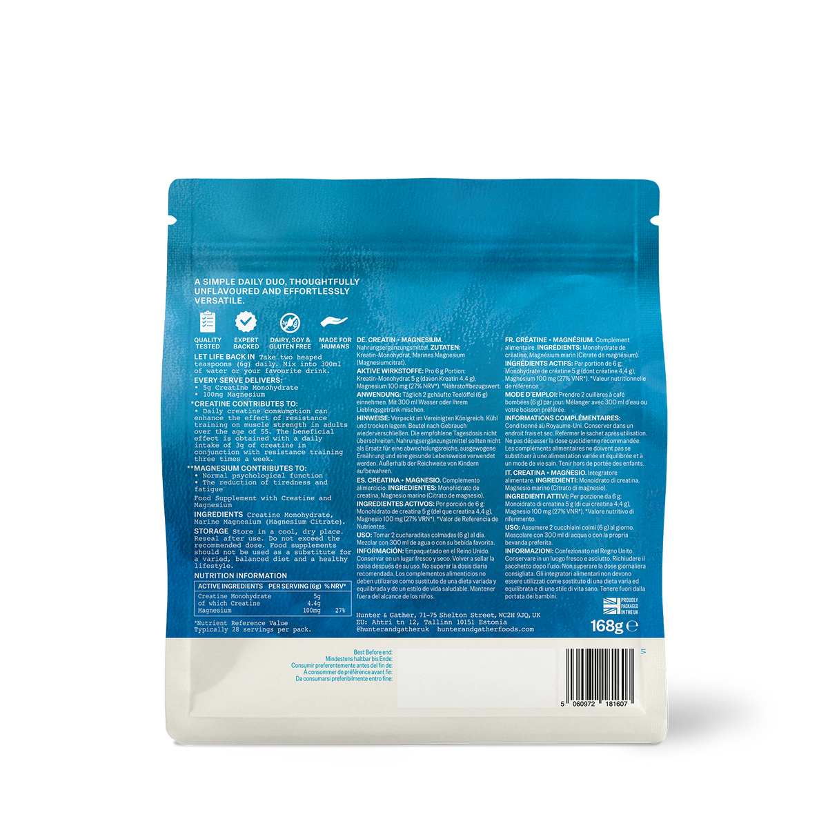 Creatine Monohydrate with Magnesium - 28 servings