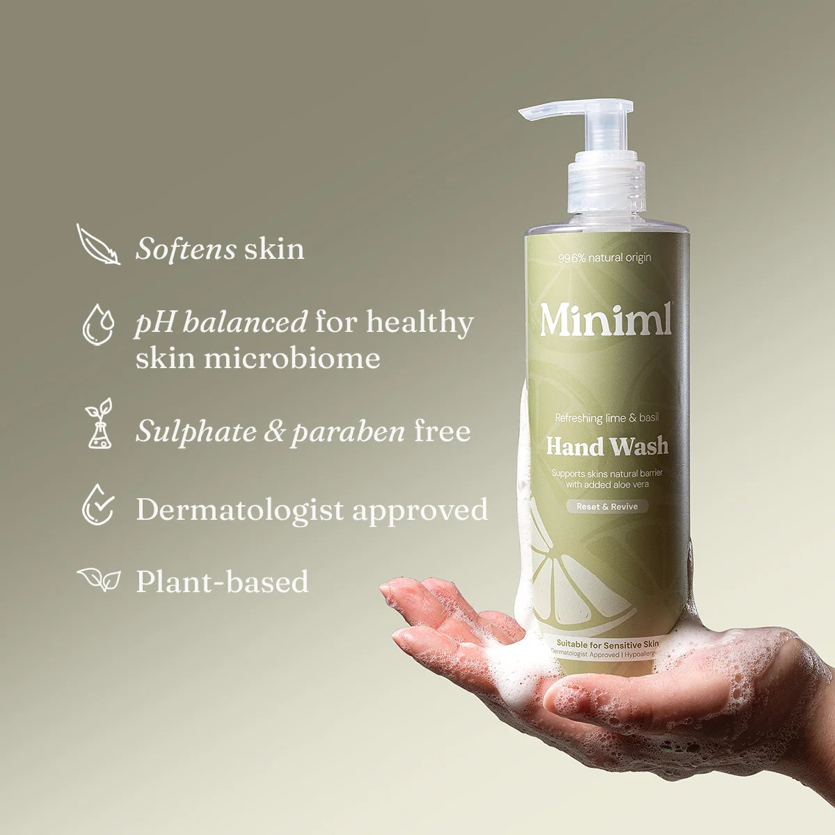 Hand Soap - Refreshing Lime & Basil - 400ml