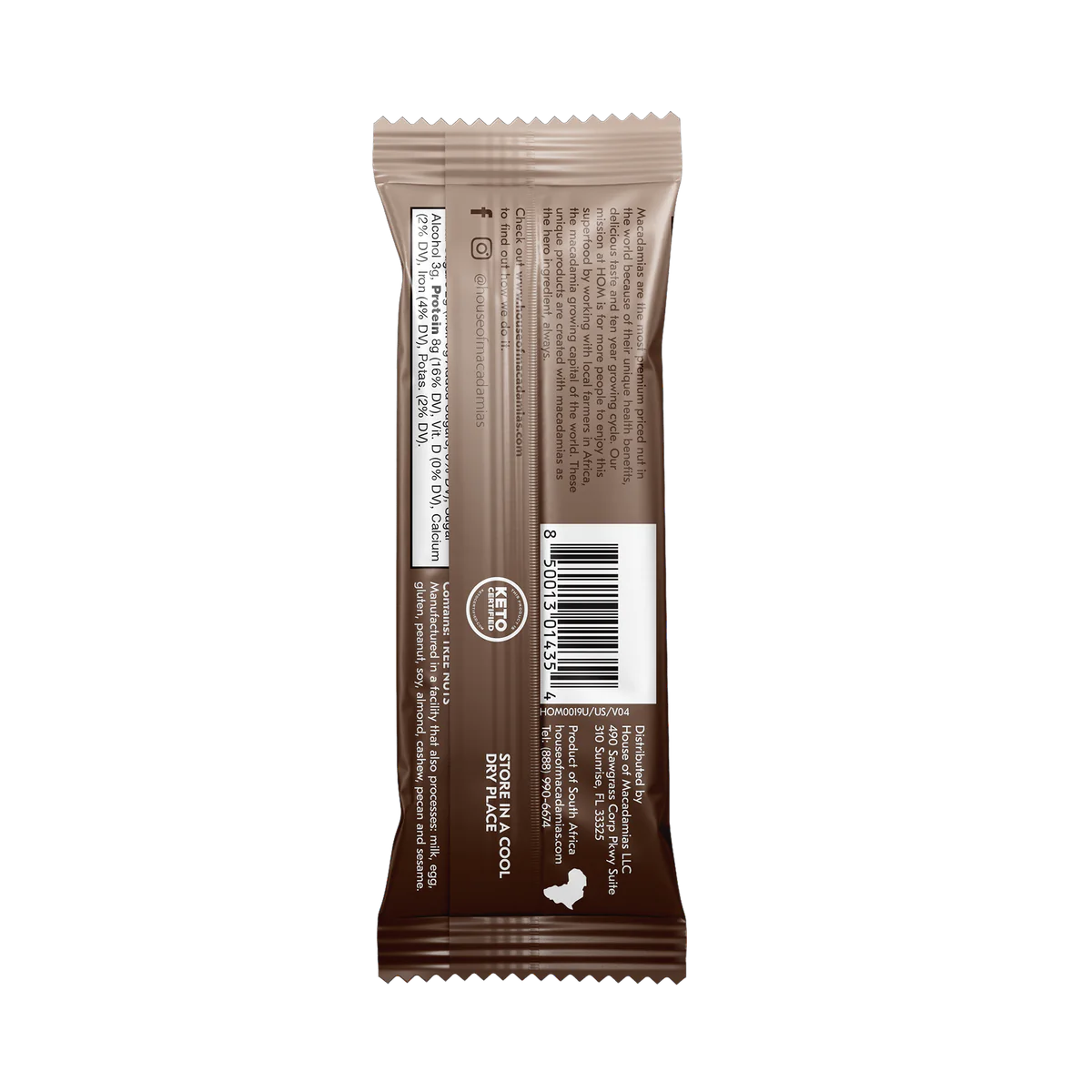 Macadamia Nut Bar- Mocha