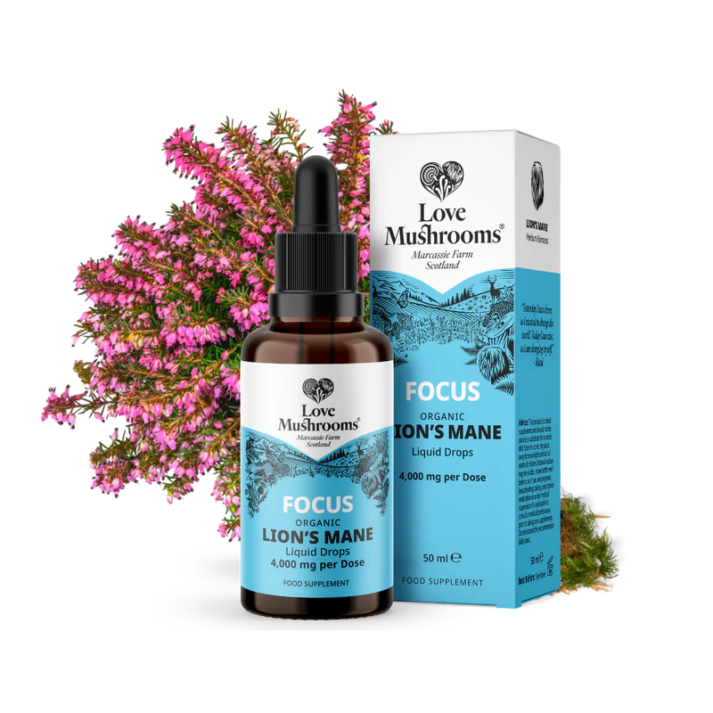 Organic Lion’s Mane Mushroom Extract (Alcohol Free) -  50ml