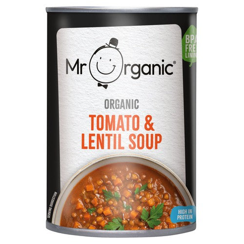 Organic Tomato & Lentil Soup