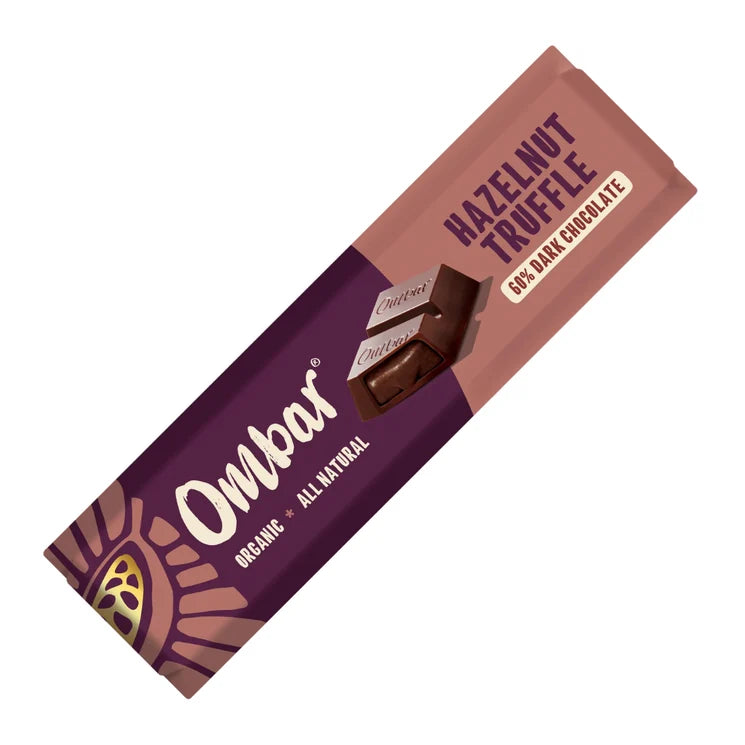 Organic Hazelnut Truffle Filled Chocolate Bar - 42g