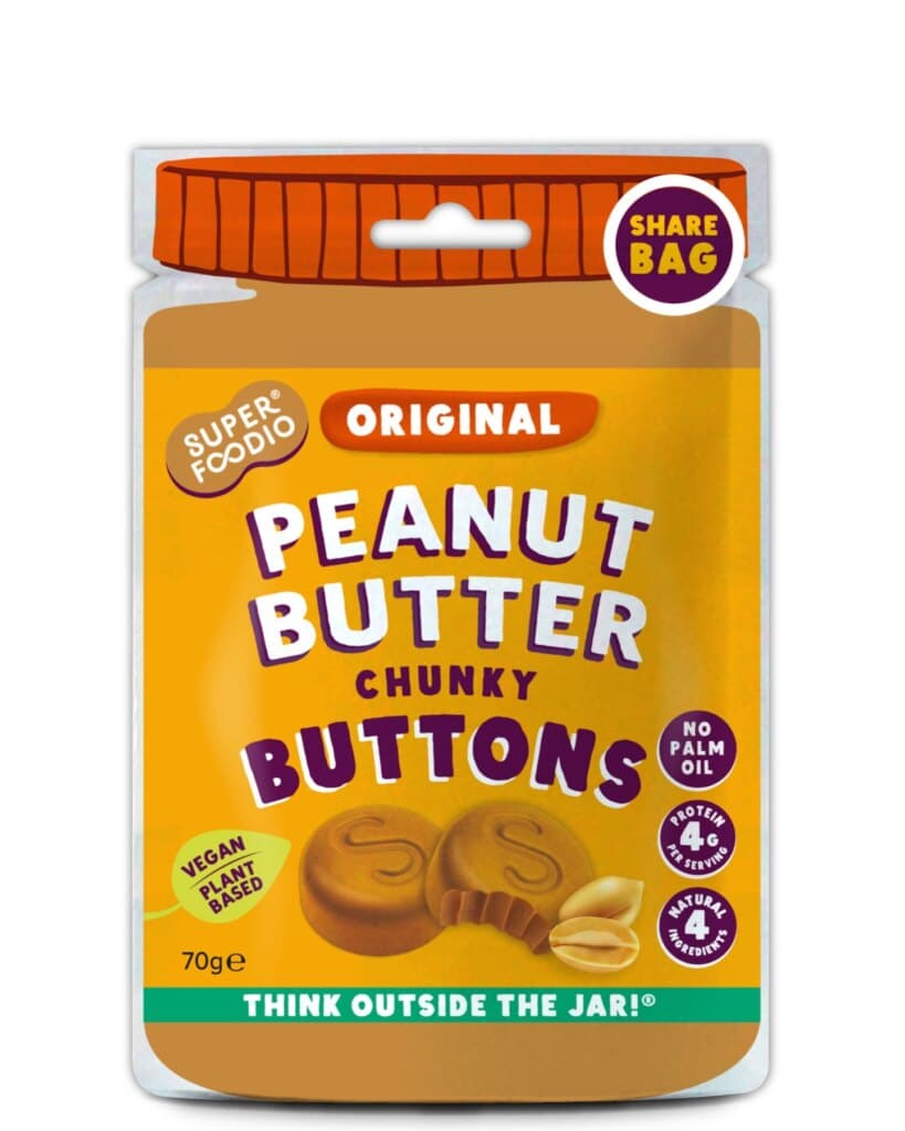 Peanut Butter Chunky Buttons - 70g