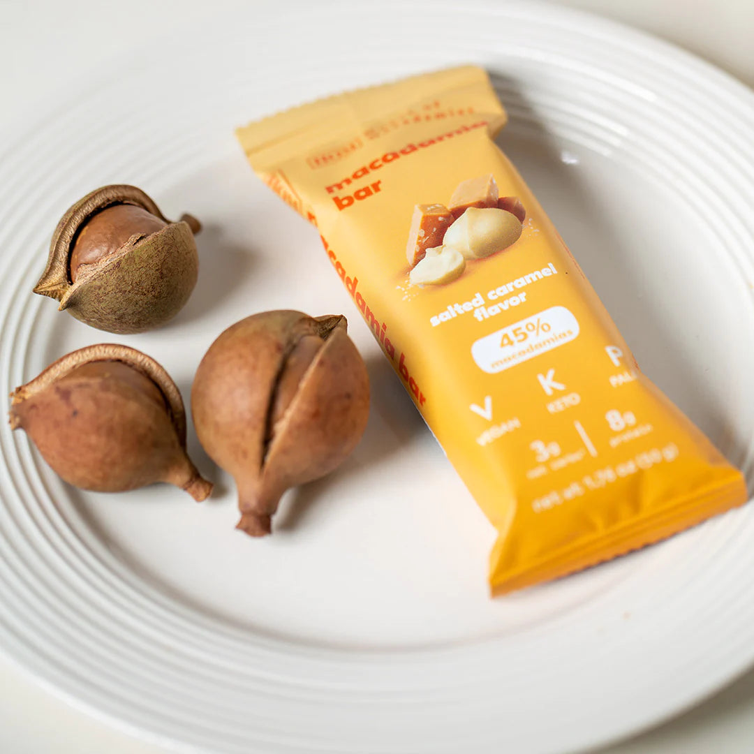 Macadamia Nut Bar - Salted Caramel