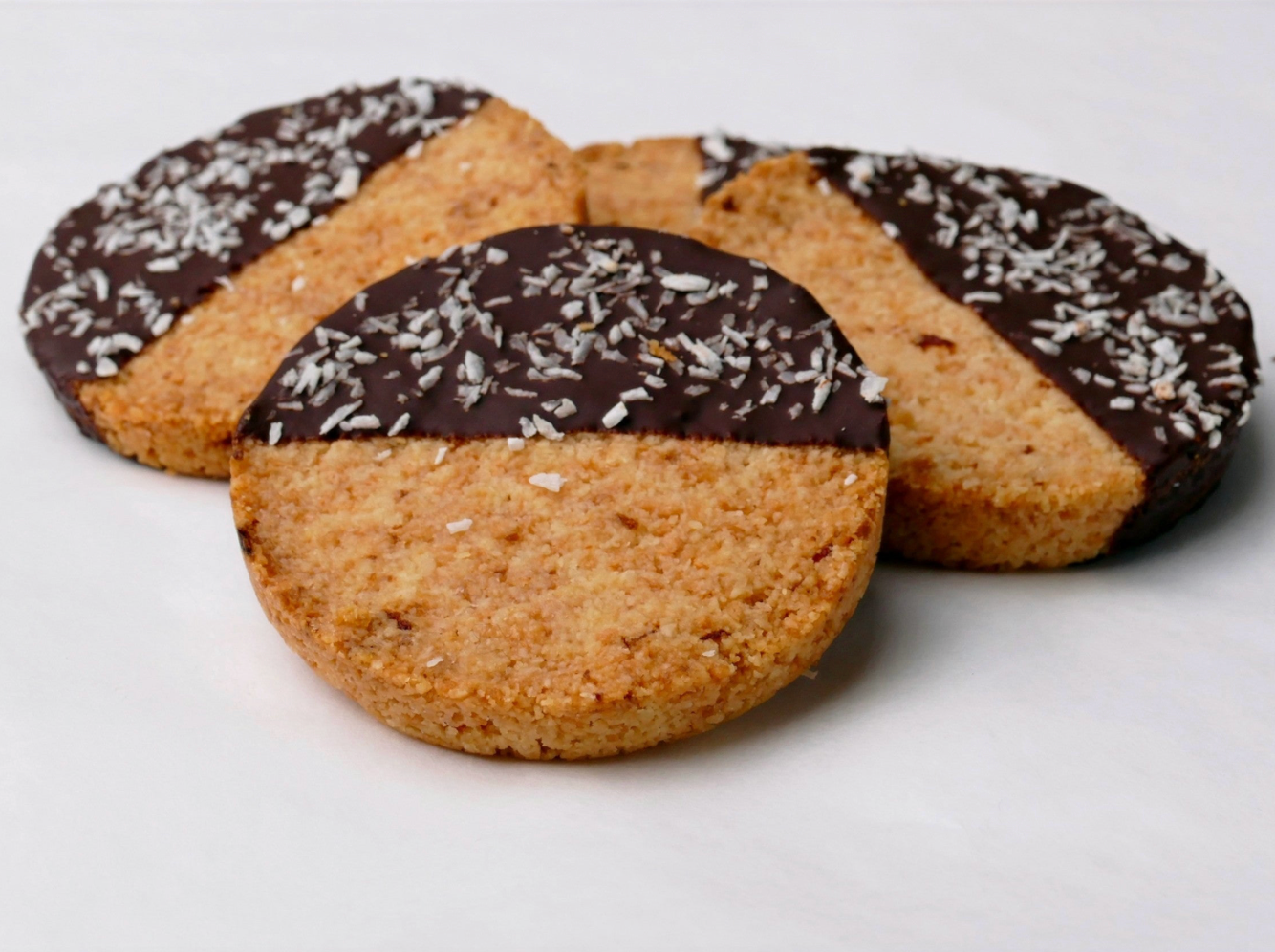Keto, Vegan, Raw Chocolate Orange & Coconut Biscuits - 4 pack
