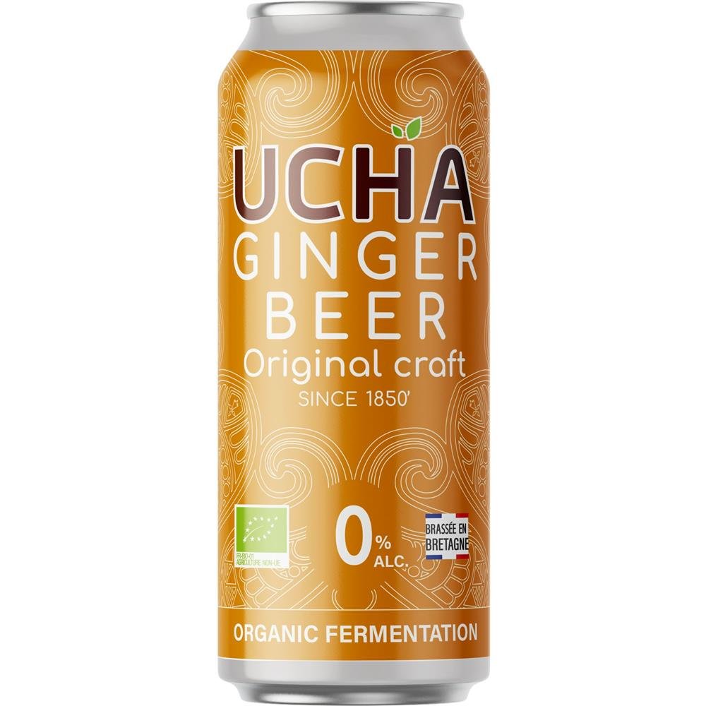 Authentic Organic Ginger Beer - 350ml from Ucha Kombucha | Available at Sow & Arrow