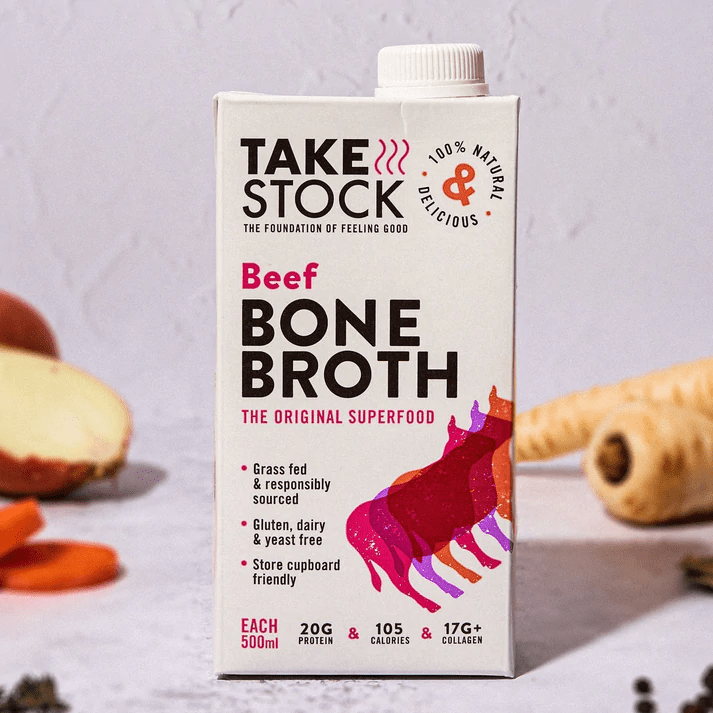 Beef Bone Broth - Grass Fed from Take Stock | Available at Sow & Arrow