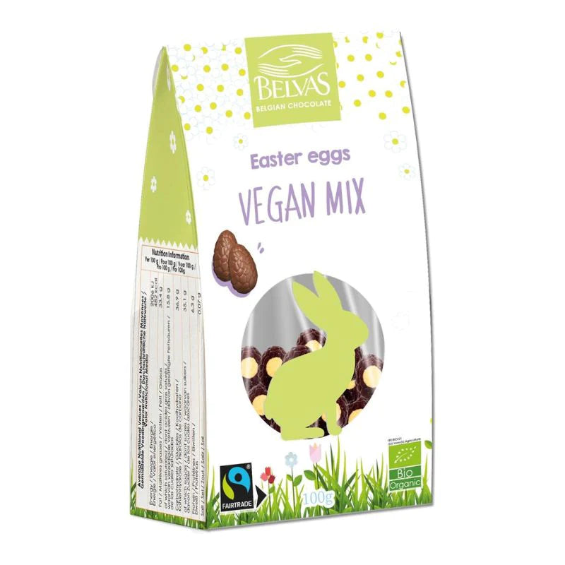 Organic Vegan Dark Chocolate Mini Eggs - 100g