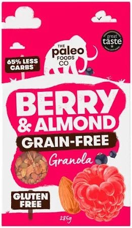 Berry & Almond Grain - Free Granola - 285g from The Paleo Food Co. | Available at Sow & Arrow