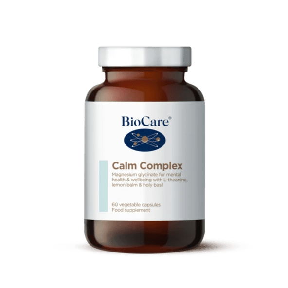 BioCare Calm Complex - with L - Theanine & Magnesium - 60 Capsules from BioCare | Available at Sow & Arrow