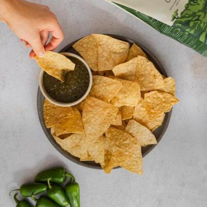 Blanco Niño Creamy Jalapeño Tortilla Chips - 170g from Blanco Niño | Available at Sow & Arrow