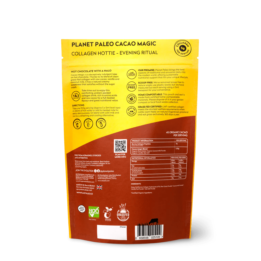 Cacao Magic - Collagen Hottie 264g from Planet Paleo | Available at Sow & Arrow