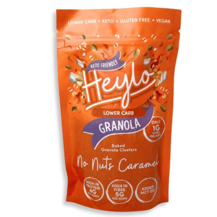 Caramel Keto Granola - 360g from Heylo | Available at Sow & Arrow