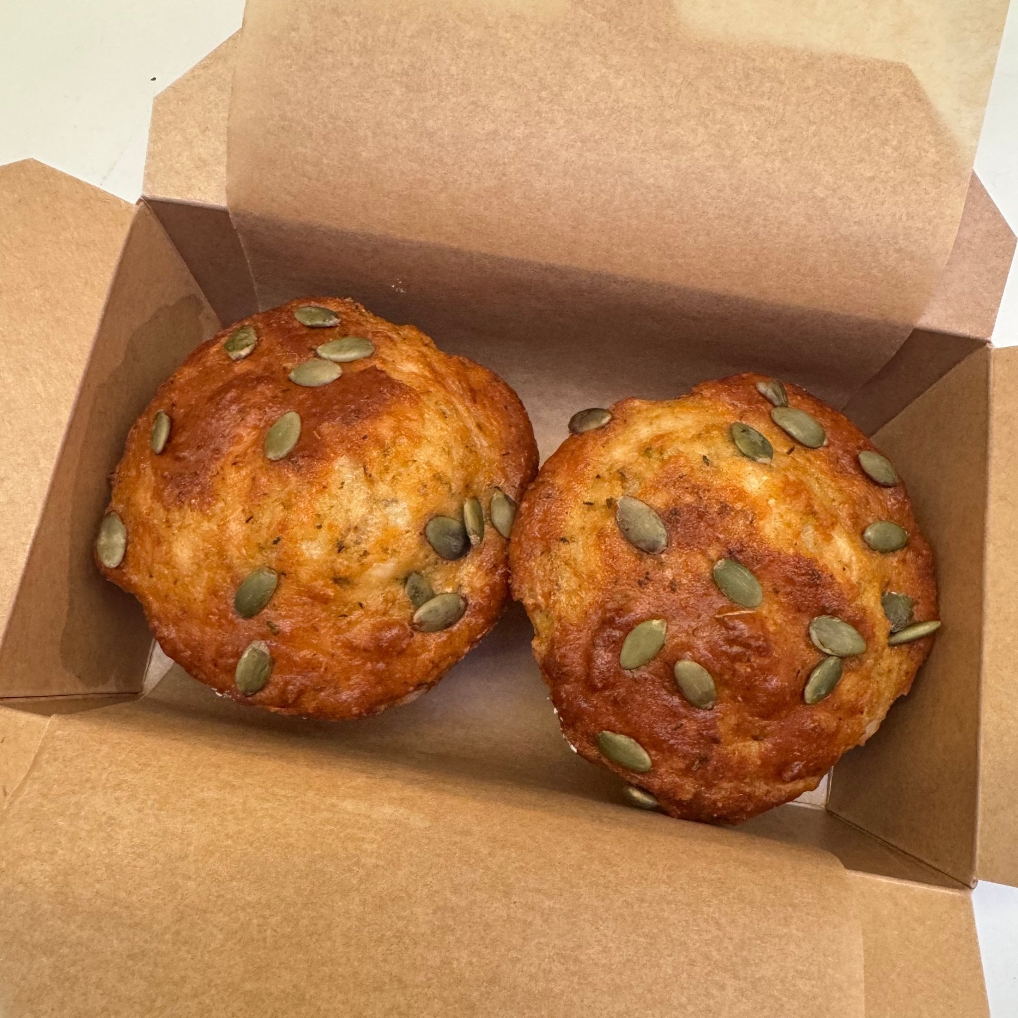 Cheese and Pumpkin Seed Muffins with Bone Broth - 2 Pack from Sow & Arrow | Available at Sow & Arrow