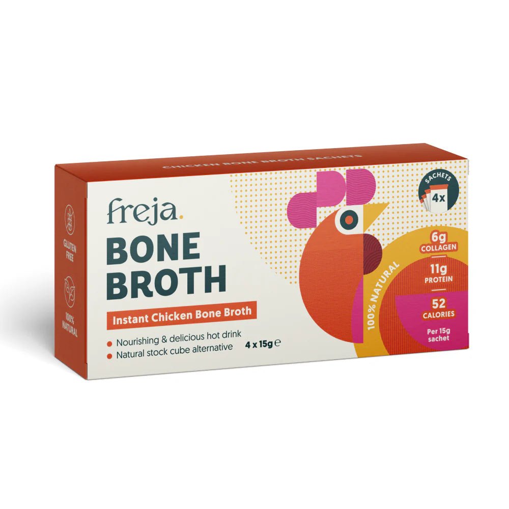 Chicken Bone Broth Powder - x 4 15g Sachets from Freja | Available at Sow & Arrow