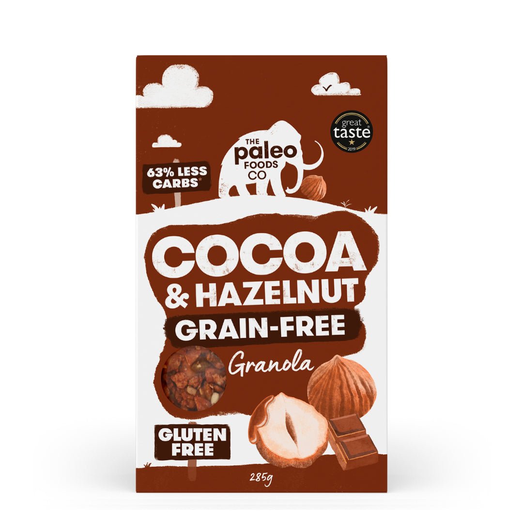 Cocoa & Hazelnut Paleo Grain - Free Granola - 285g from Sow & Arrow | Available at Sow & Arrow