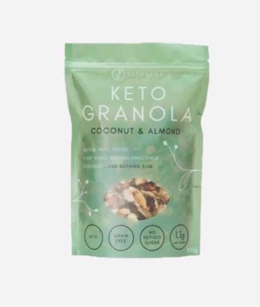 Coconut & Almond Keto Granola - 300g from Keto Hana | Available at Sow & Arrow