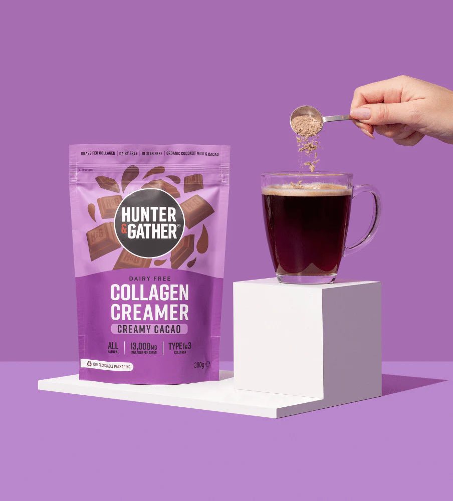 Collagen Creamer Creamy Cacao - 300g from Hunter & Gather | Available at Sow & Arrow