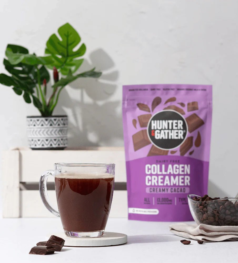 Collagen Creamer Creamy Cacao - 300g from Hunter & Gather | Available at Sow & Arrow