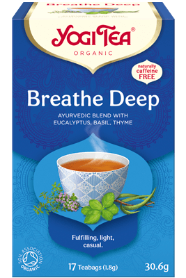 Deep Breathe YogiTea - Organic Eucalyptus, Basil & Thyme from YogiTea | Available at Sow & Arrow