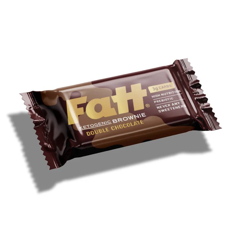 Double Chocolate Keto Brownie - 40g from FattBar | Available at Sow & Arrow