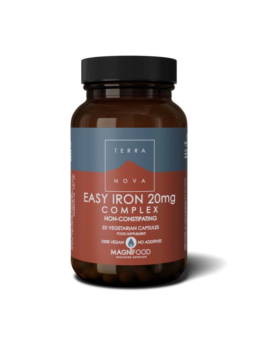 Easy Iron Complex - 50 Capsules from TerraNova | Available at Sow & Arrow