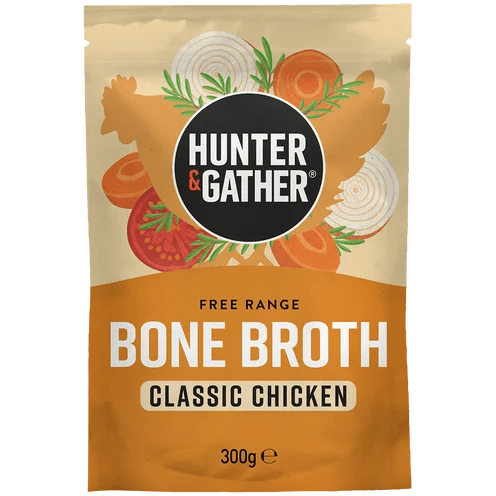 Free-Range Chicken Bone Broth Powder - 300g from Hunter & Gather | Available at Sow & Arrow