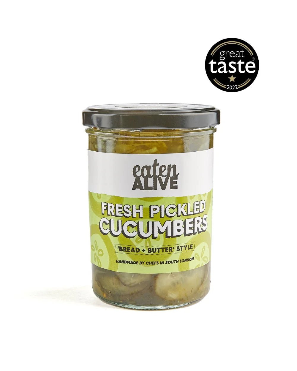 Fresh Pickled Cucumbers - 375g from Eaten Alive | Available at Sow & Arrow