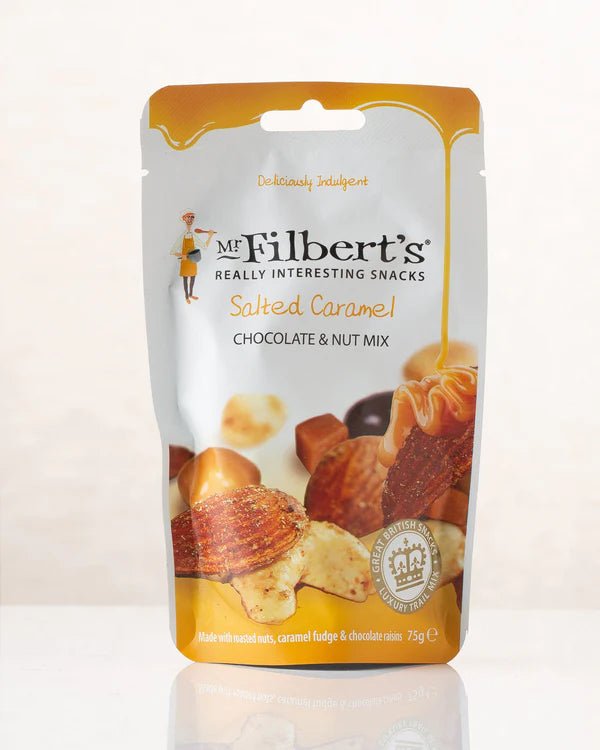 Gourmet Salted Caramel Trail Mix - 75g from Mr Filbert's | Available at Sow & Arrow